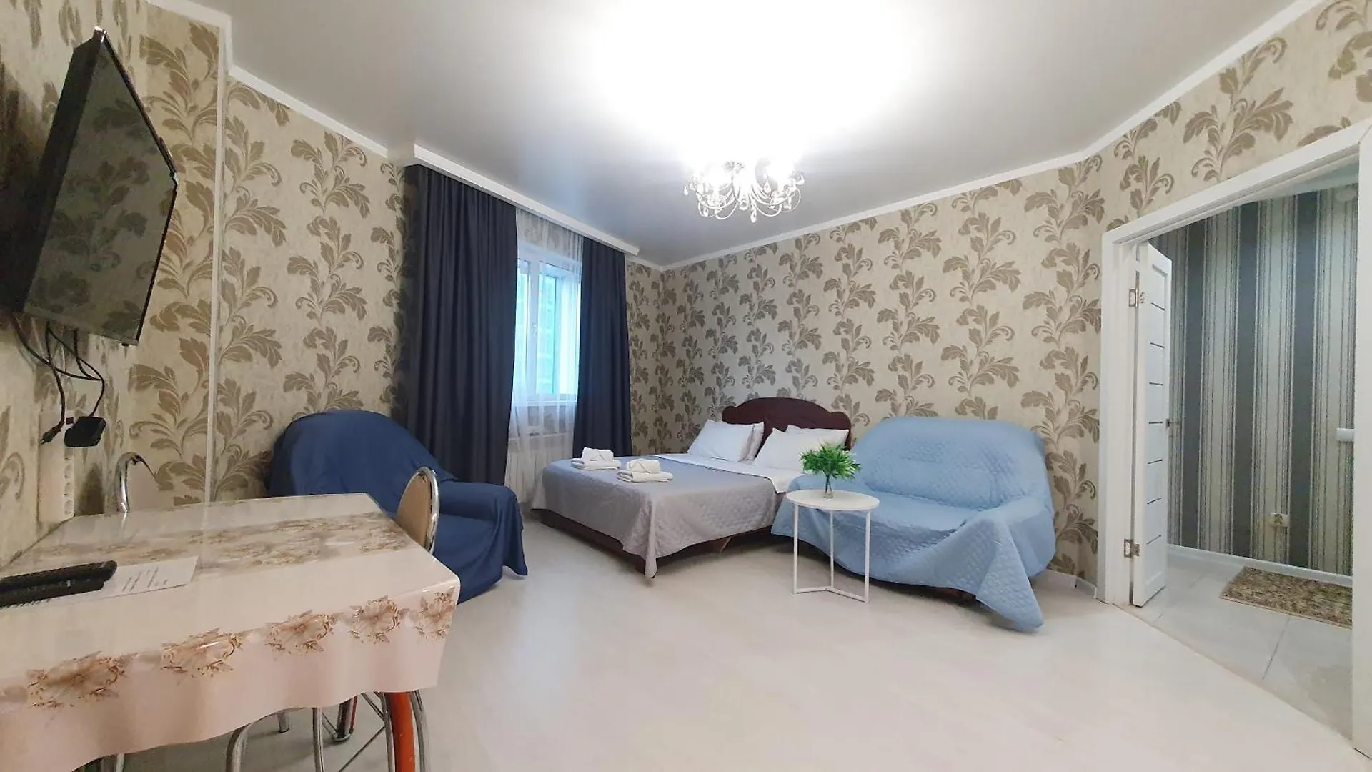 118 2-Х Для Компании Из 1-5 Человек С 2Мя Кроватями И 1Местным Диваном Nur-Sultan  Apartment Nur-Sultan (Astana)